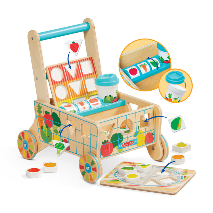 Shape Sorting Grocery Cart