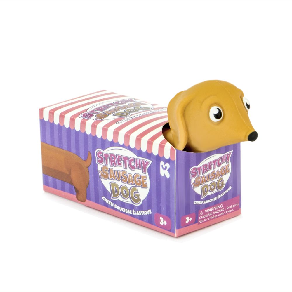 Stretchy Sausage Dog 12cm