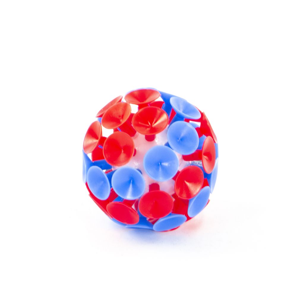 Light Up Sucker Ball 8cm