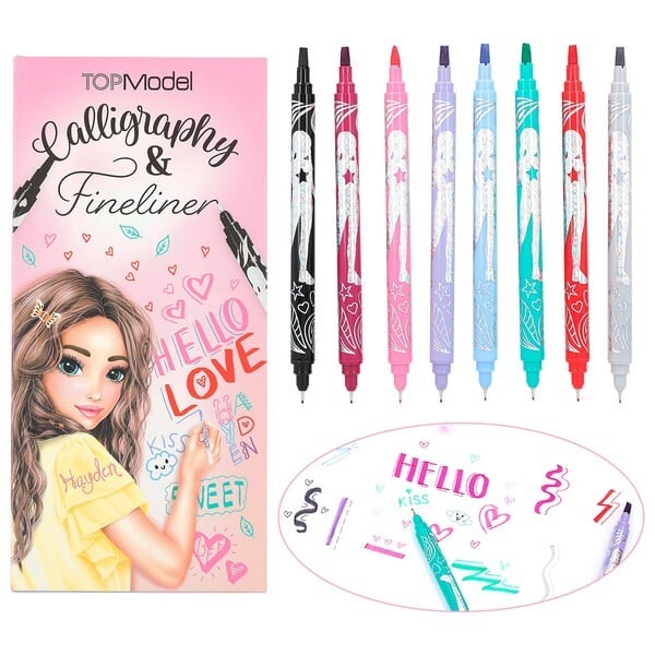 TOPModel Calligraphy And Fineliner Set