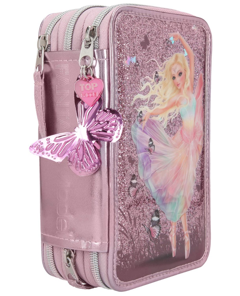 TOPModel Triple Pencil Case BALLET