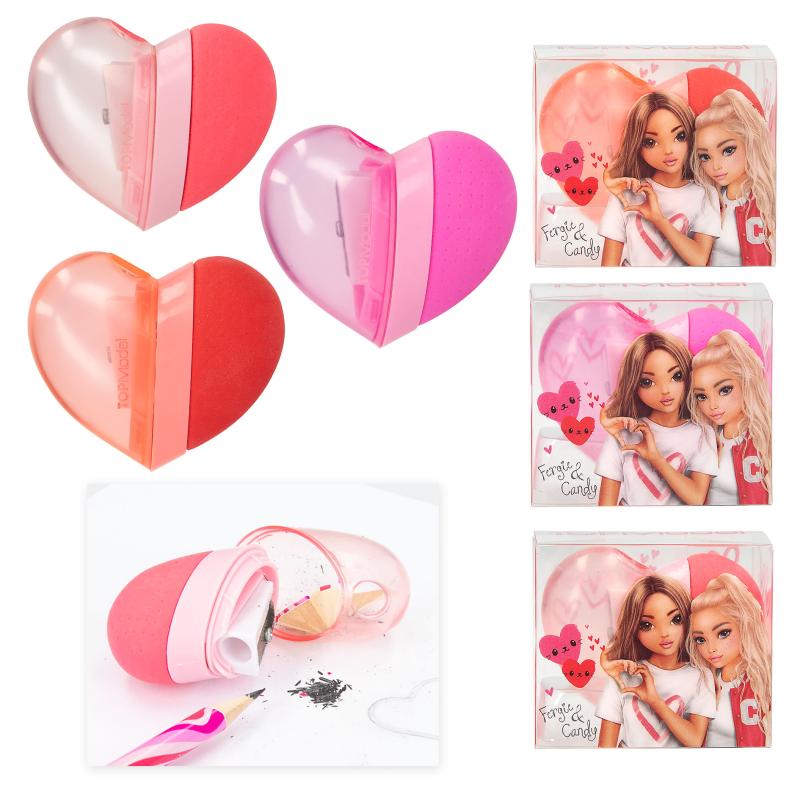 TOPModel 2in1 Heart Eraser & Sharpener ONE LOVE