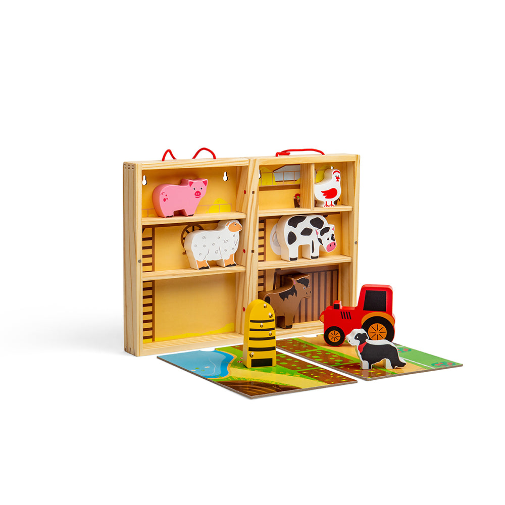 Farm Animal Play Box