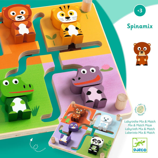 Djeco - Wooden Games Spinamix