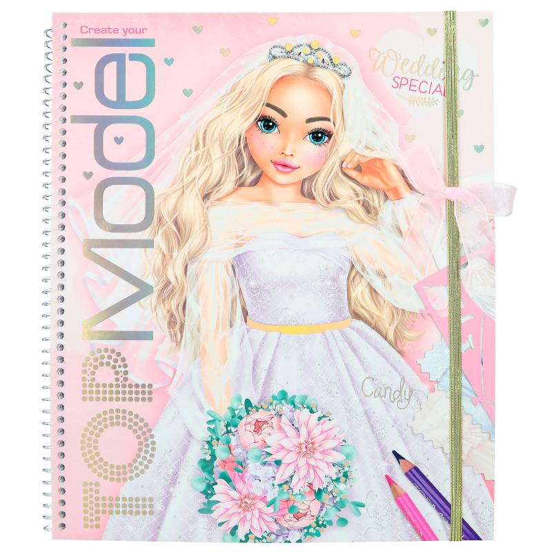 Create your Wedding Special TOPModel Colouring Book