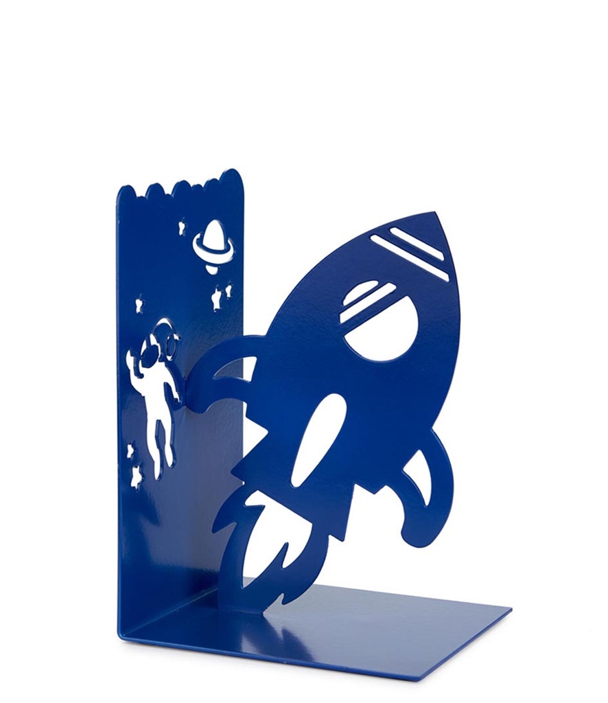 Bookend - Space Walk - Blue - Metal