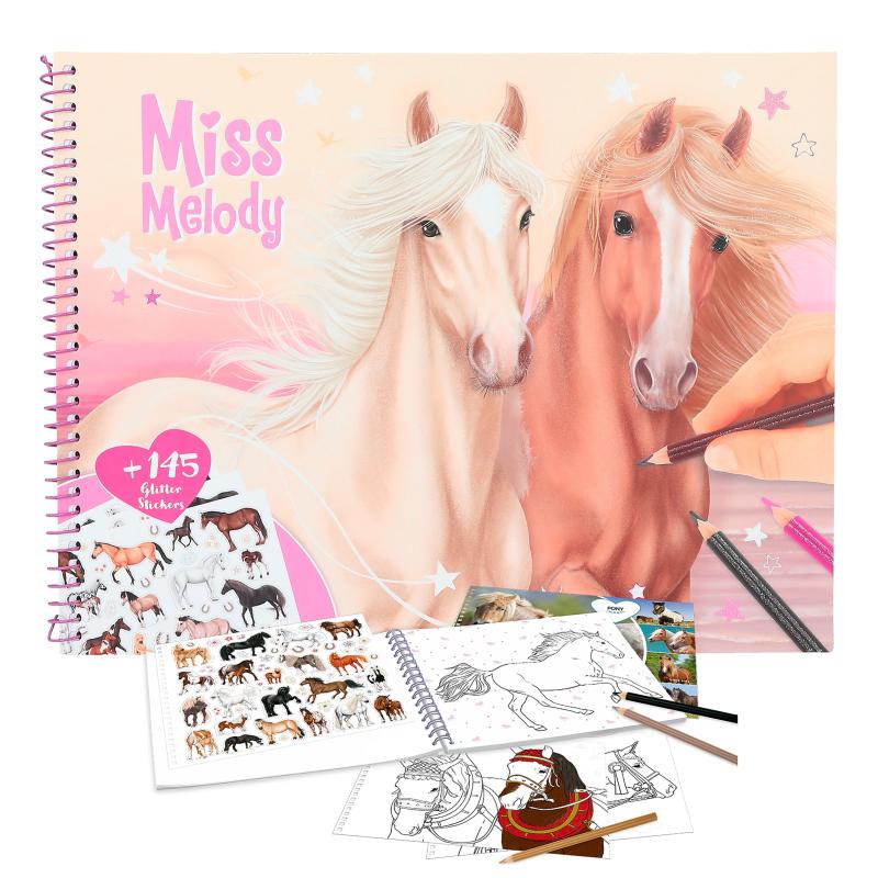 Miss Melody Horse Colouring Book