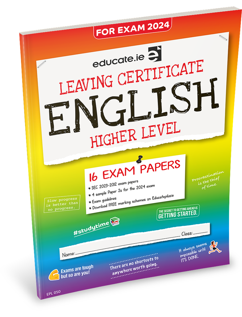 [OLD EDITION] Educate.ie LC English HL Exam Papers 2024