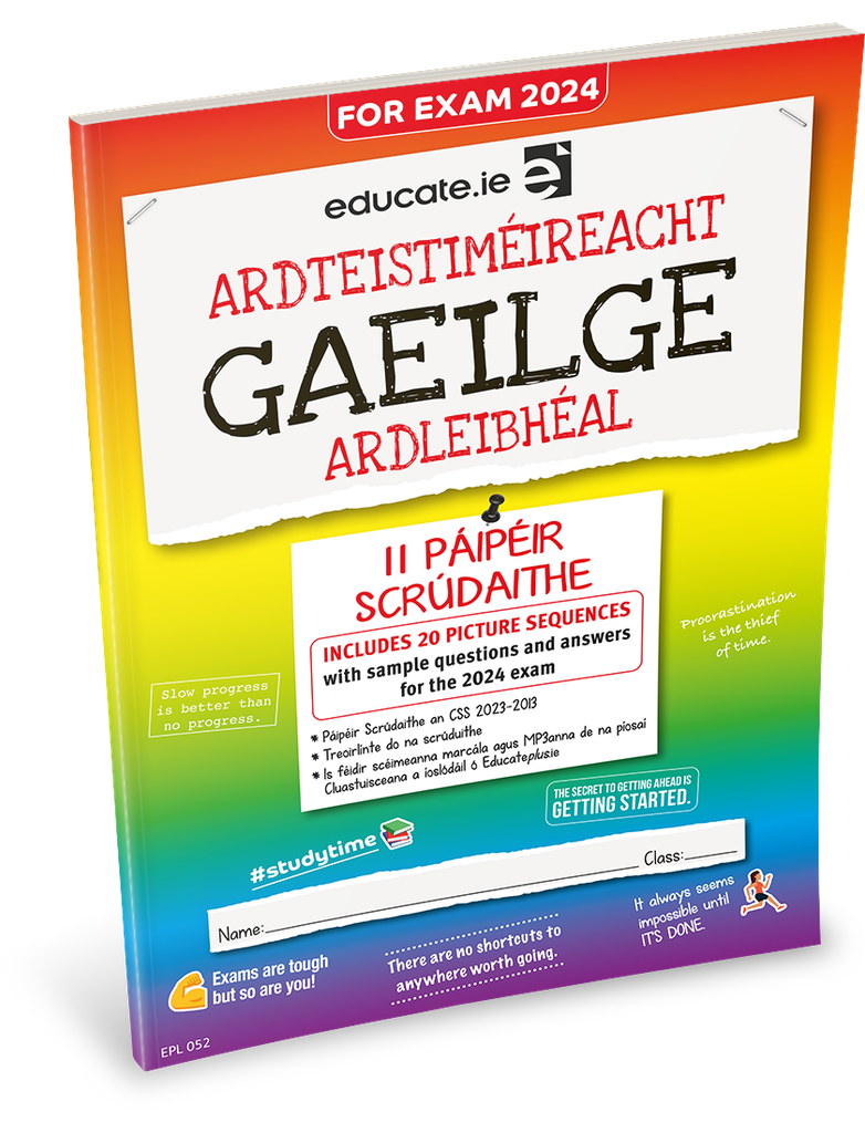 [OLD EDITION] Educate.ie LC Gaeilge HL Exam Papers 2024