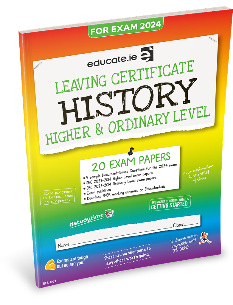 [OLD EDITION] Educate.ie LC History HL & OL Exam Papers 2024