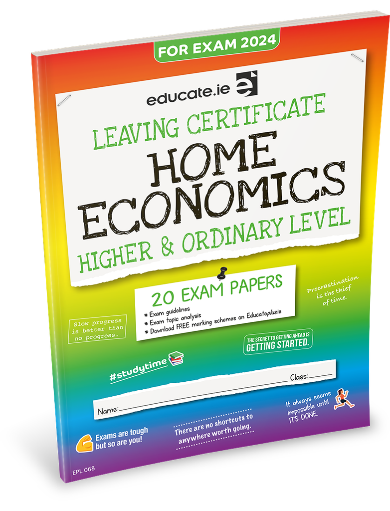 [N/A] [OLD EDITION] Educate.ie LC Home Economics HL & OL Exam Papers 2024