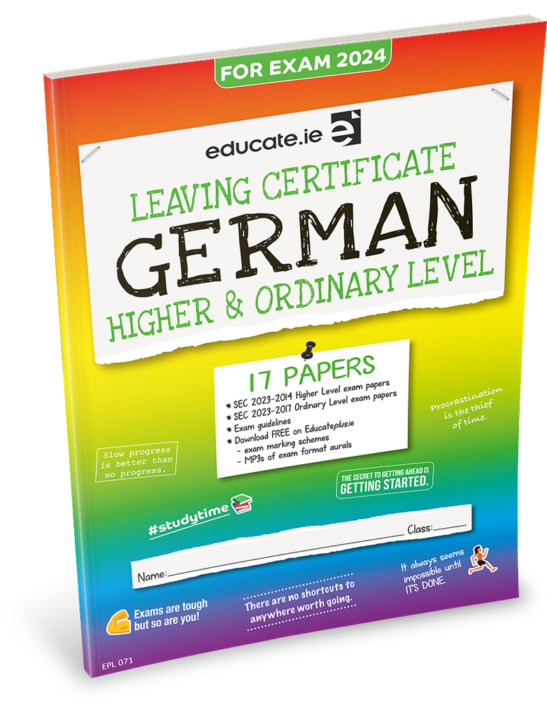 [OLD EDITION] Educate.ie LC German HL & OL Exam Papers 2024