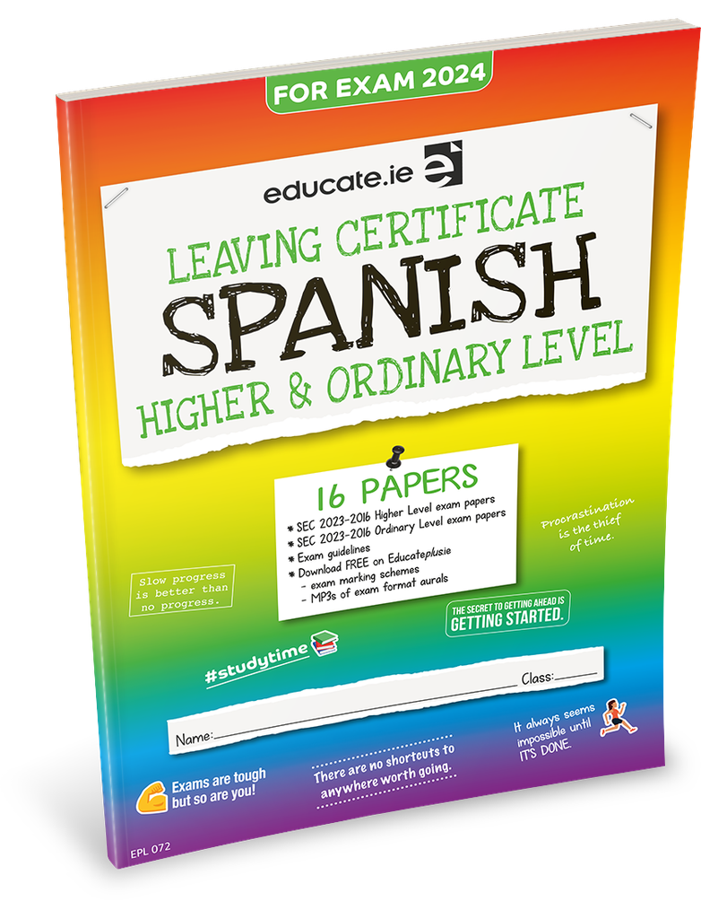 [OLD EDITION] Educate.ie LC Spanish HL & OL Exam Papers 2024