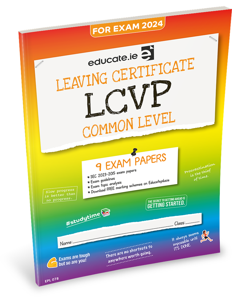 [OLD EDITION] Educate.ie LC LCVP Common Level Exam Papers 2024