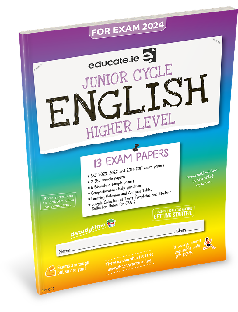 [OLD EDITION] Educate.ie JC English HL Exam Papers 2024