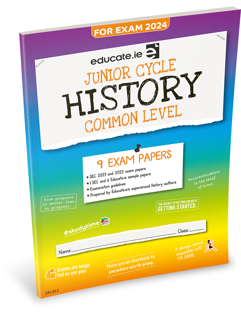 [OLD EDITION] Educate.ie JC History Common Level Exam Papers 2024