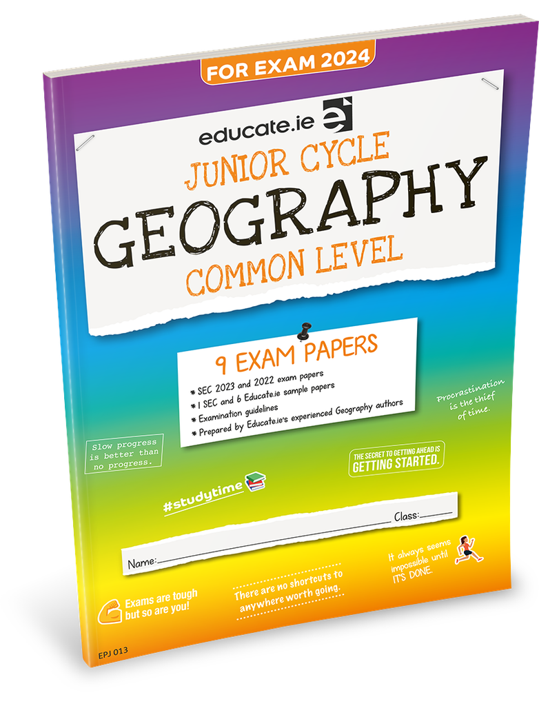 [OLD EDITION] Educate.ie JC Geography Common Level Exam Papers 2024