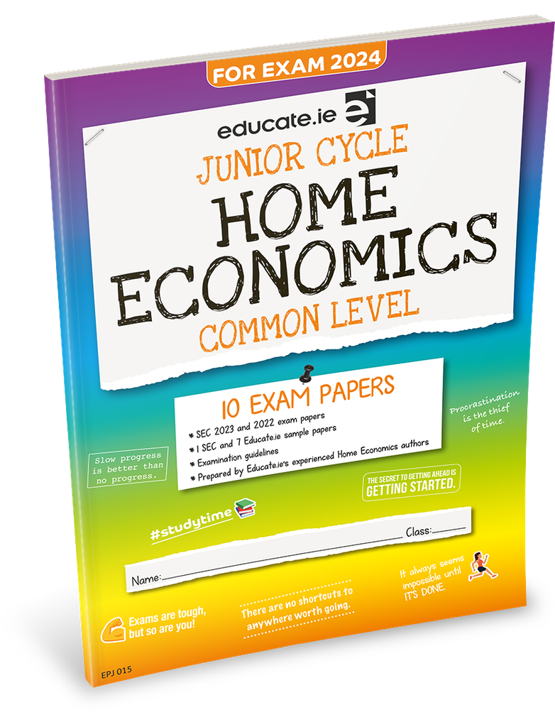 [OLD EDITION] Educate.ie JC Home Economics Common Level Exam Papers 2024