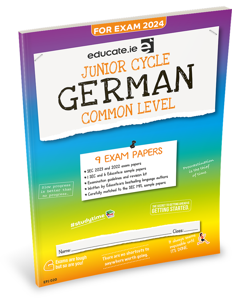 [OLD EDITION] Educate.ie JC German Common Level Exam Papers 2024