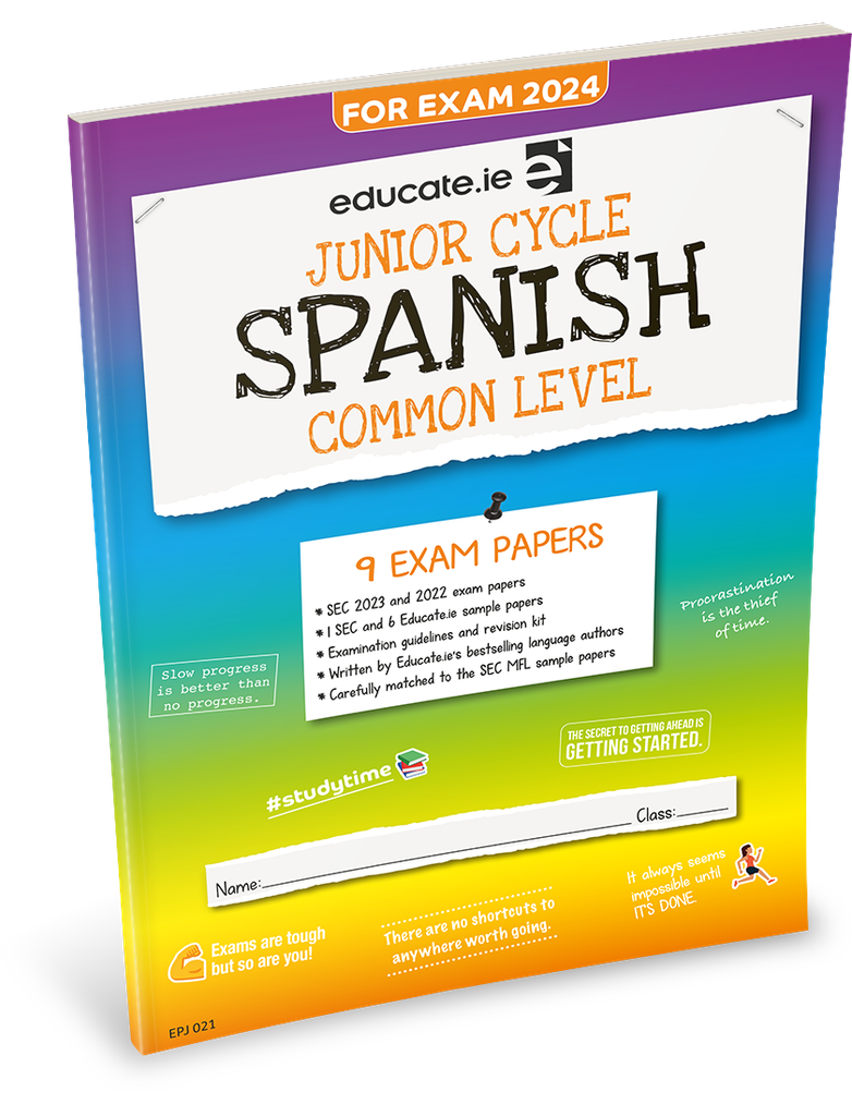 [OLD EDITION] Educate.ie JC Spanish Common Level Exam Papers 2024