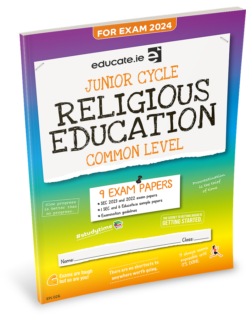 [OLD EDITION] Educate.ie JC Religious Education Common Level Exam Papers 2024