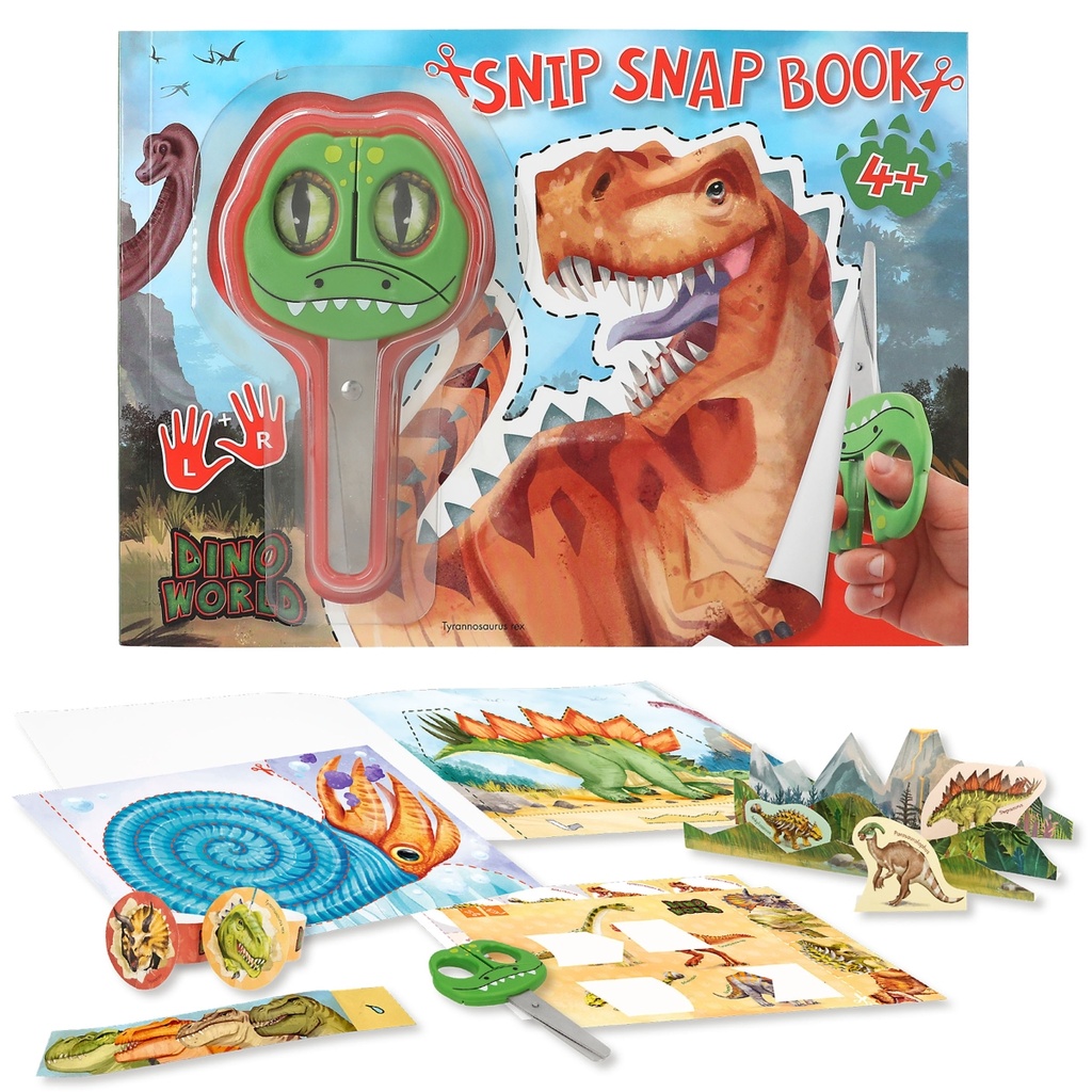 Dino World Snip Snap Book