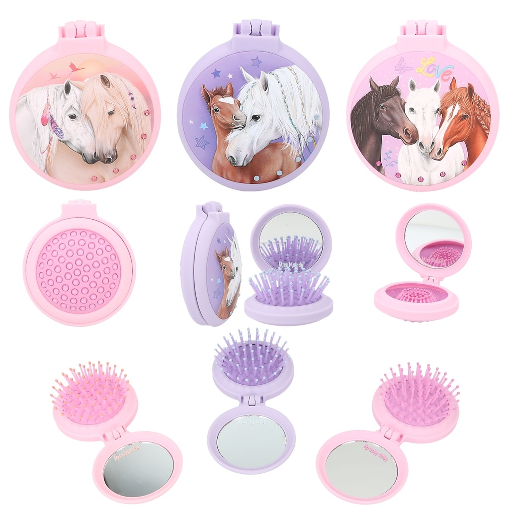 Miss Melody Folding Hairbrush