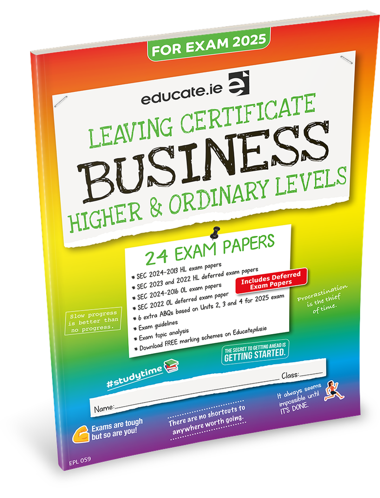 Educate.ie LC Business HL & OL Exam Papers 2025