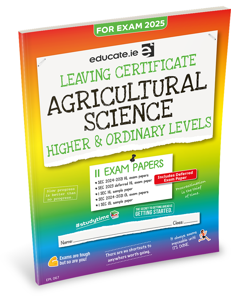 Educate.ie LC Agricultural Science HL & OL Exam Papers 2025