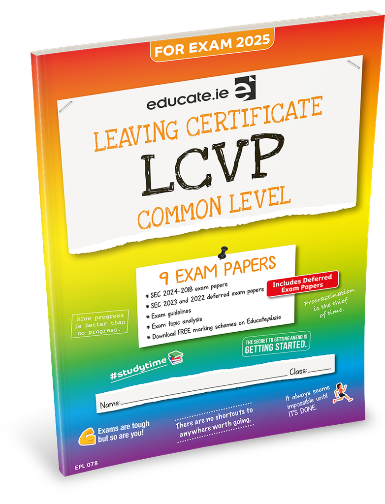 Educate.ie LC LCVP Common Level Exam Papers 2025