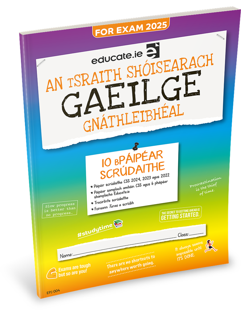 O/S N/A Educate.ie JC Gaeilge OL Exam Papers 2025