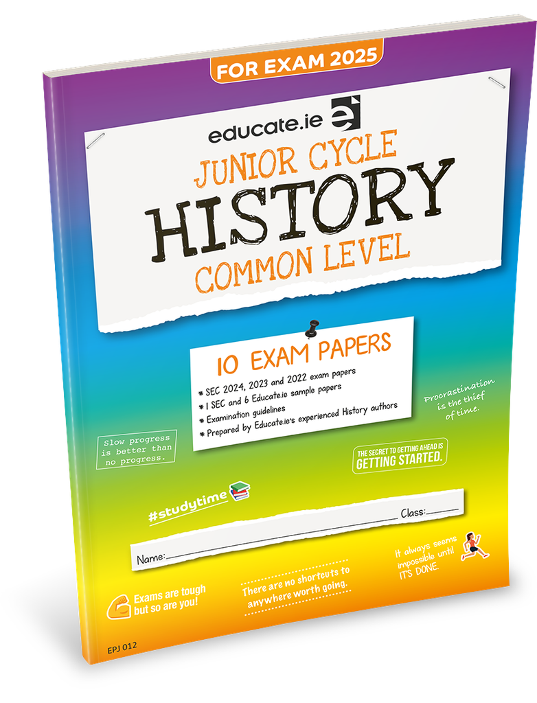 Educate.ie JC History Common Level Exam Papers 2025