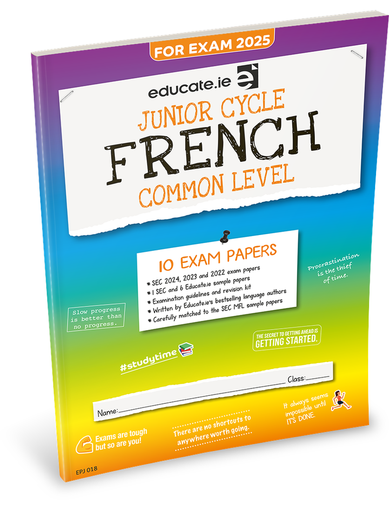 Educate.ie JC French Common Level Exam Papers 2025