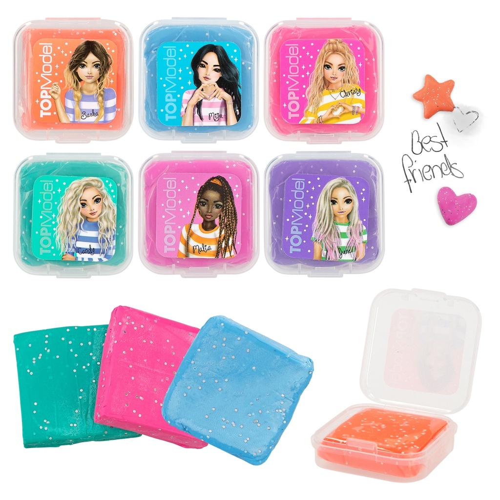 TOPModel Kneadable Eraser Neon And Glitter