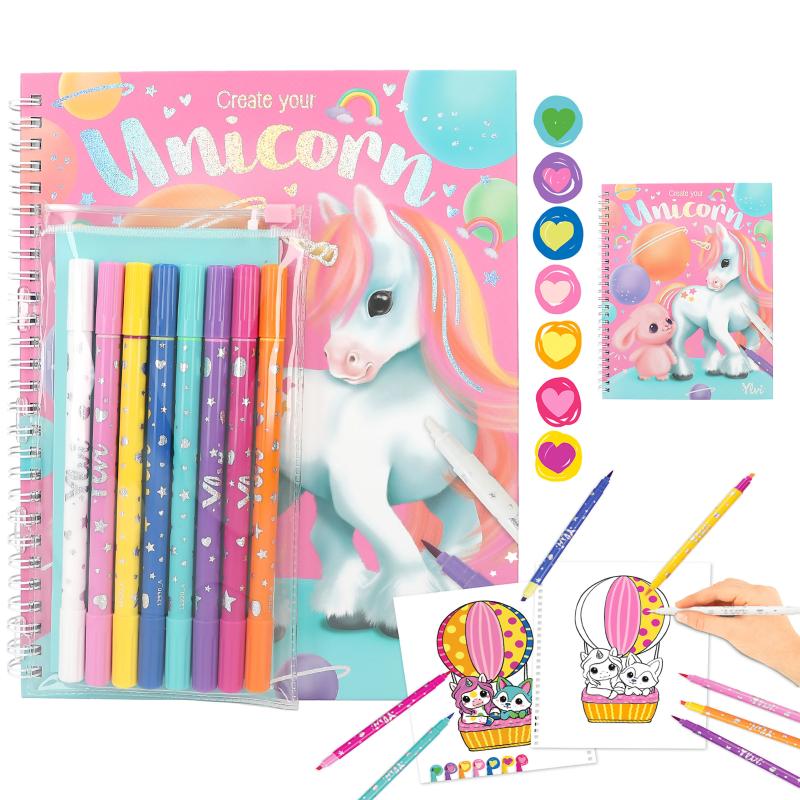 Ylvi Colouring Book With Pen Set