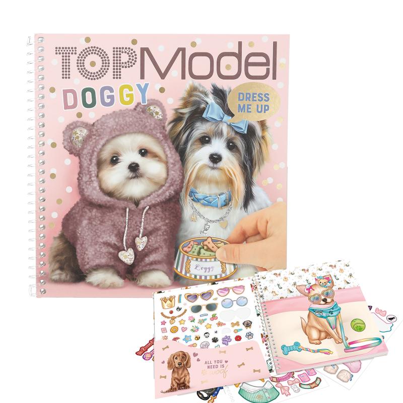 TOPModel Dress Me Up Stickerbook DOGGY