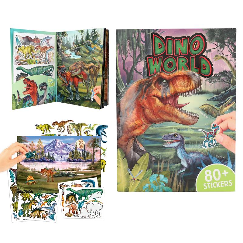 Dino World With Puffy Stickers