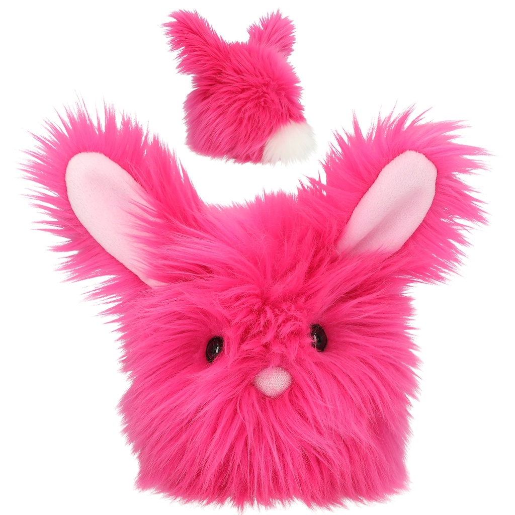 SNUKIS Fluffy Bunny Pink