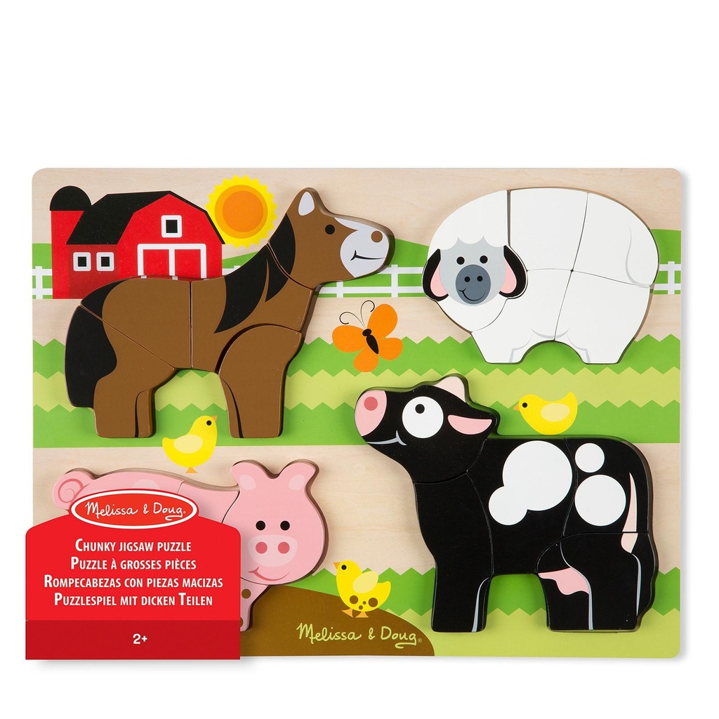 Chunky Jigsaw Puzzle - Farm Animals Melissa and Doug (Jigsaw)