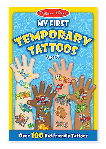 My First Temporary Tatoos Blue Melissa and Doug