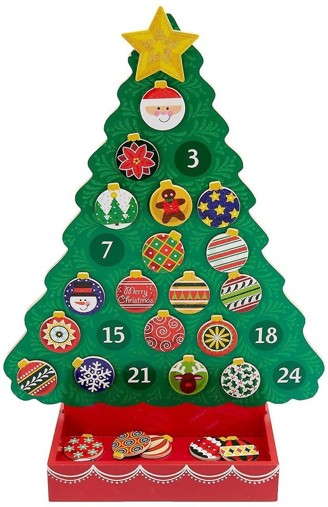 Countdown to Christmas Advent Calendar (Wooden) Melissa and Doug