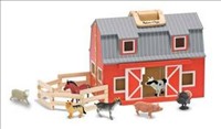 Fold And Go Wooden Barn Melissa and Doug