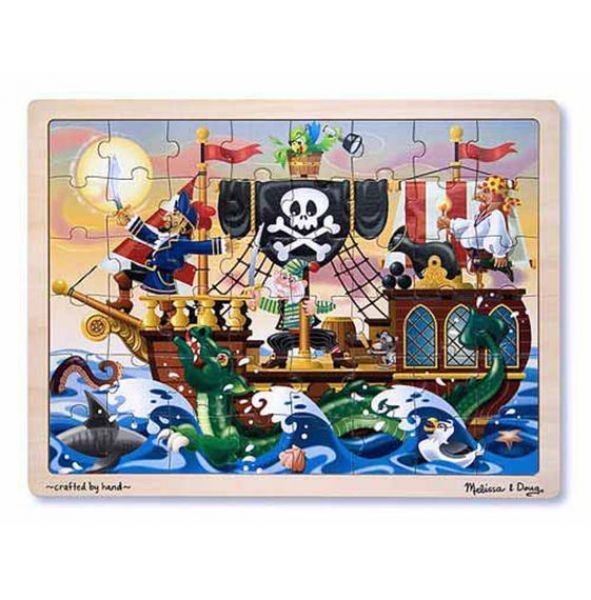 Puzzle Wooden Pirate Adventure 48 Melissa and Doug (Jigsaw)