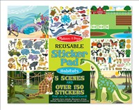 REUSABLE STICKER PAD HABITATS Melissa and Doug