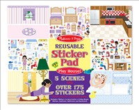 REUSABLE STICKER PAD PLAY HOUSE Melissa and Doug