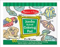 Jumbo Colouring Pad Animals Melissa and Doug