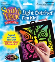 Scratch Art Butterfly Light Catcher Melissa and Doug