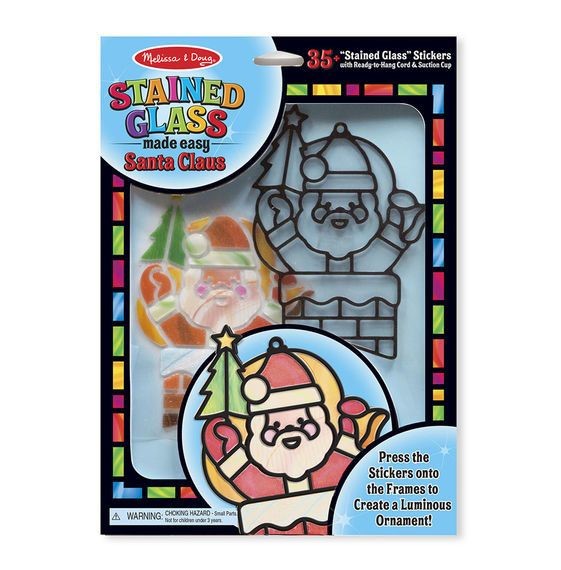 Santa - Stained Glass made easy Melissa and Doug