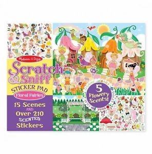 Scratch and Sniff Sticker Pad - Floral Fairies Melissa and Doug