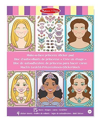 Make a Face Princess Sticker Pad Melissa and Doug